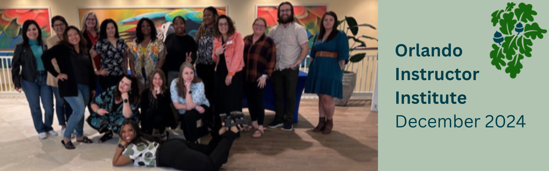 Group picture of students at the Orlando Instructor Institute